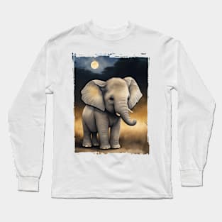 Little Elephant Long Sleeve T-Shirt